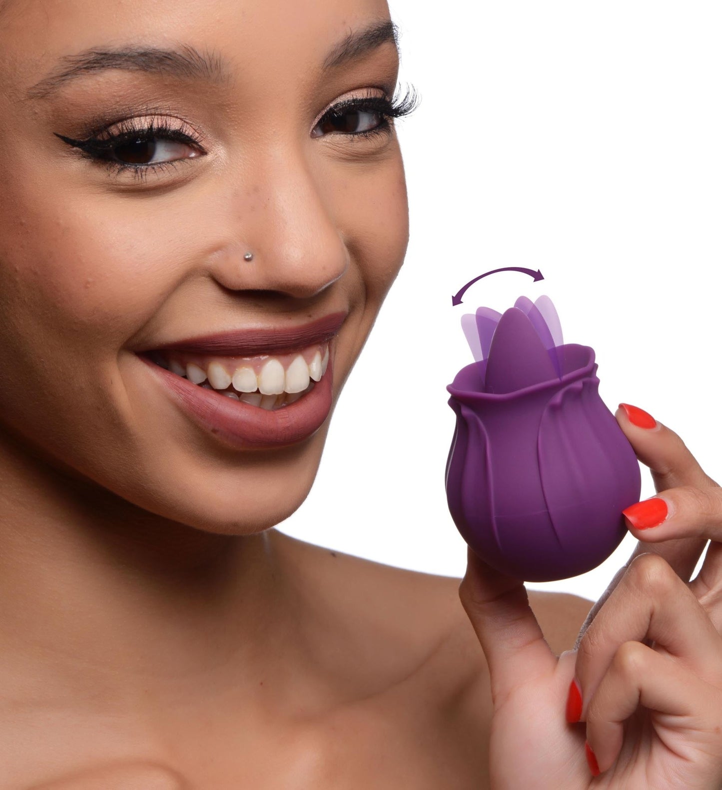 Bloomgasm Wild Violet 10X Silicone Clit Licking Stimulator - vibesextoys - The Rabbit Hole Life
