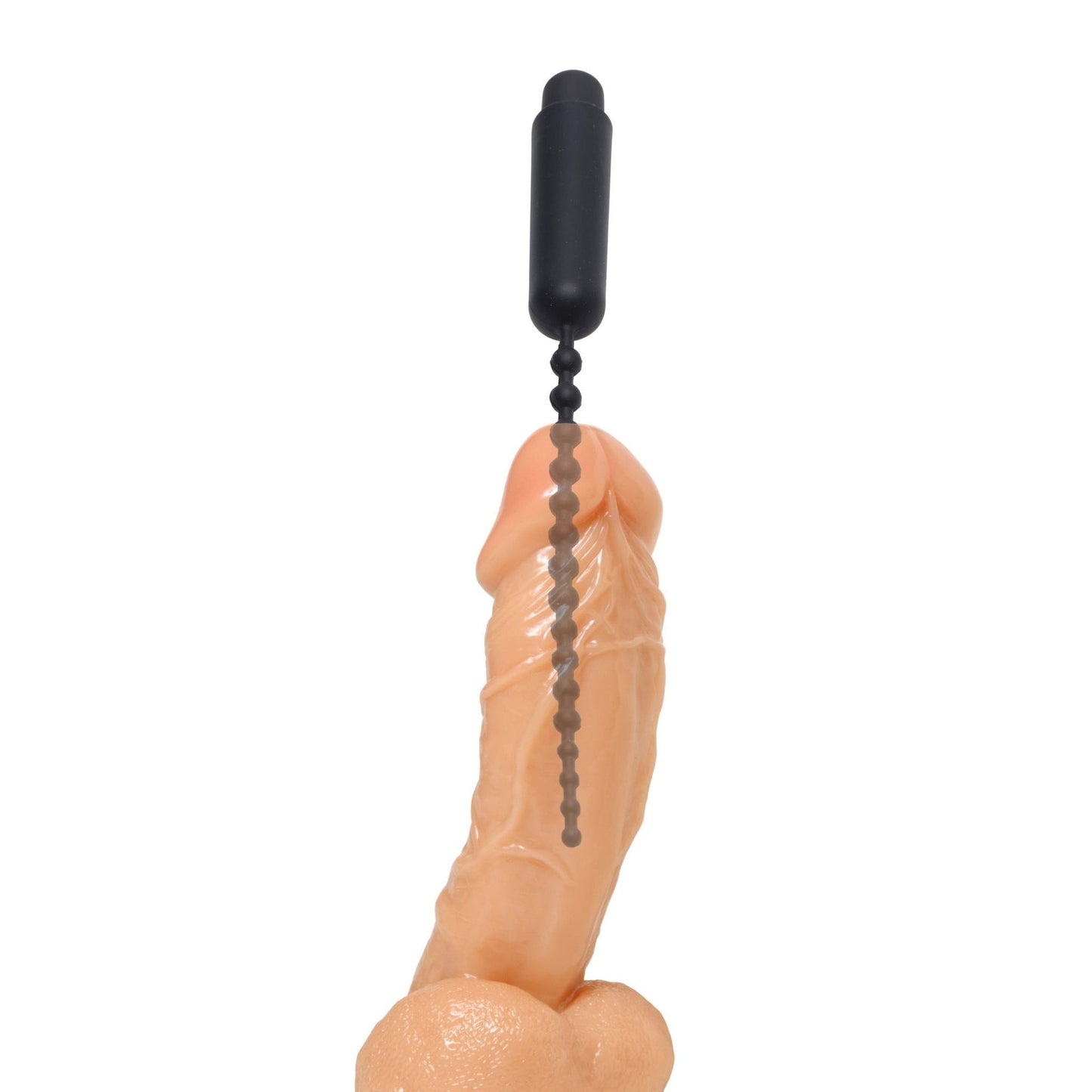 Dark Rod Vibrating Beaded Silicone Sound - urethral-sounds - The Rabbit Hole Life