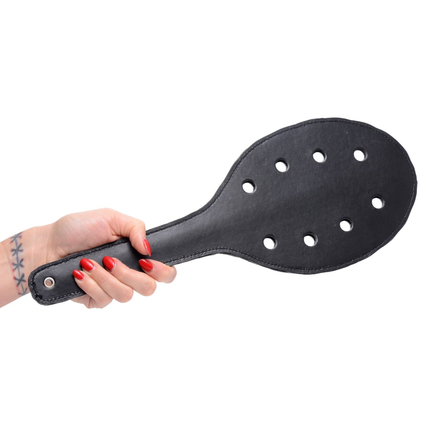 Deluxe Rounded Paddle with Holes - strict-bondage - The Rabbit Hole Life