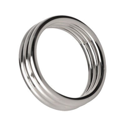 Echo 2 Inch Stainless Steel Triple Cock Ring - new-products - The Rabbit Hole Life