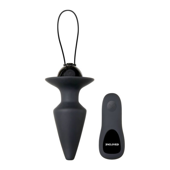 Evolved Novelties Plug & Play Butt Plug Vibrator With Remote Control - Anal Toys - The Rabbit Hole Life