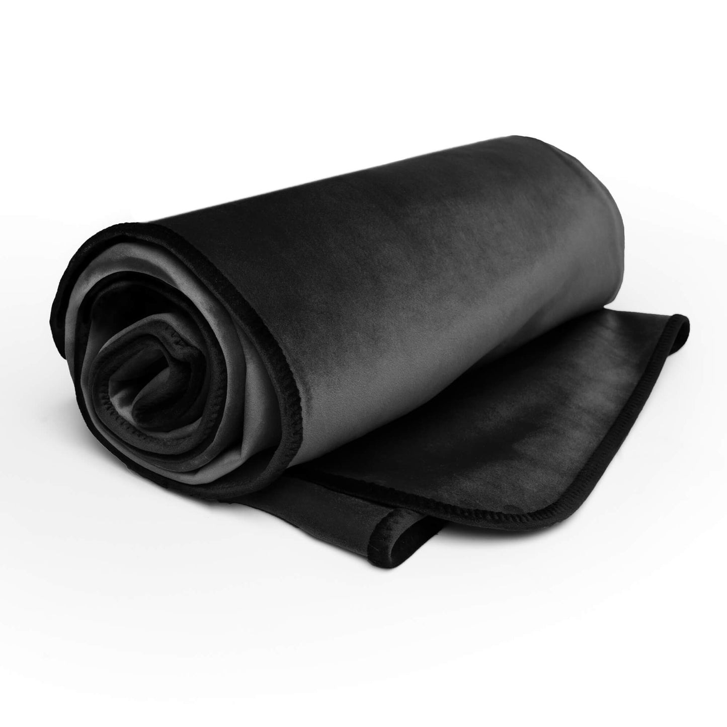 Fascinator Lush Throw Black Microvelvet - King Size - BDSM - The Rabbit Hole Life