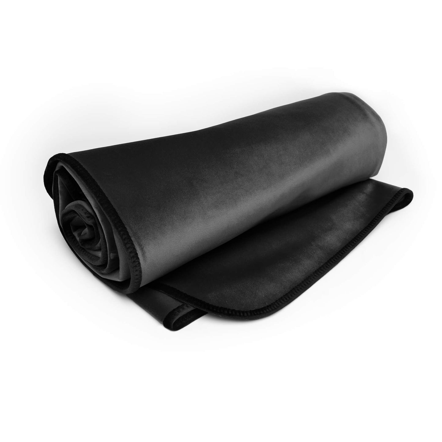 Fascinator Lush Throw Black Microvelvet - King Size - BDSM - The Rabbit Hole Life