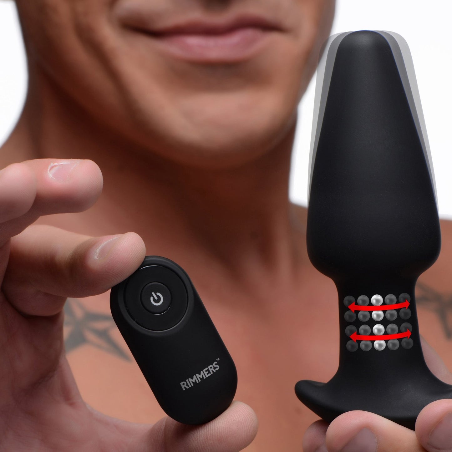 Gyro-R 10X Smooth Rimming Plug with Remote Control - butt-plugs - The Rabbit Hole Life