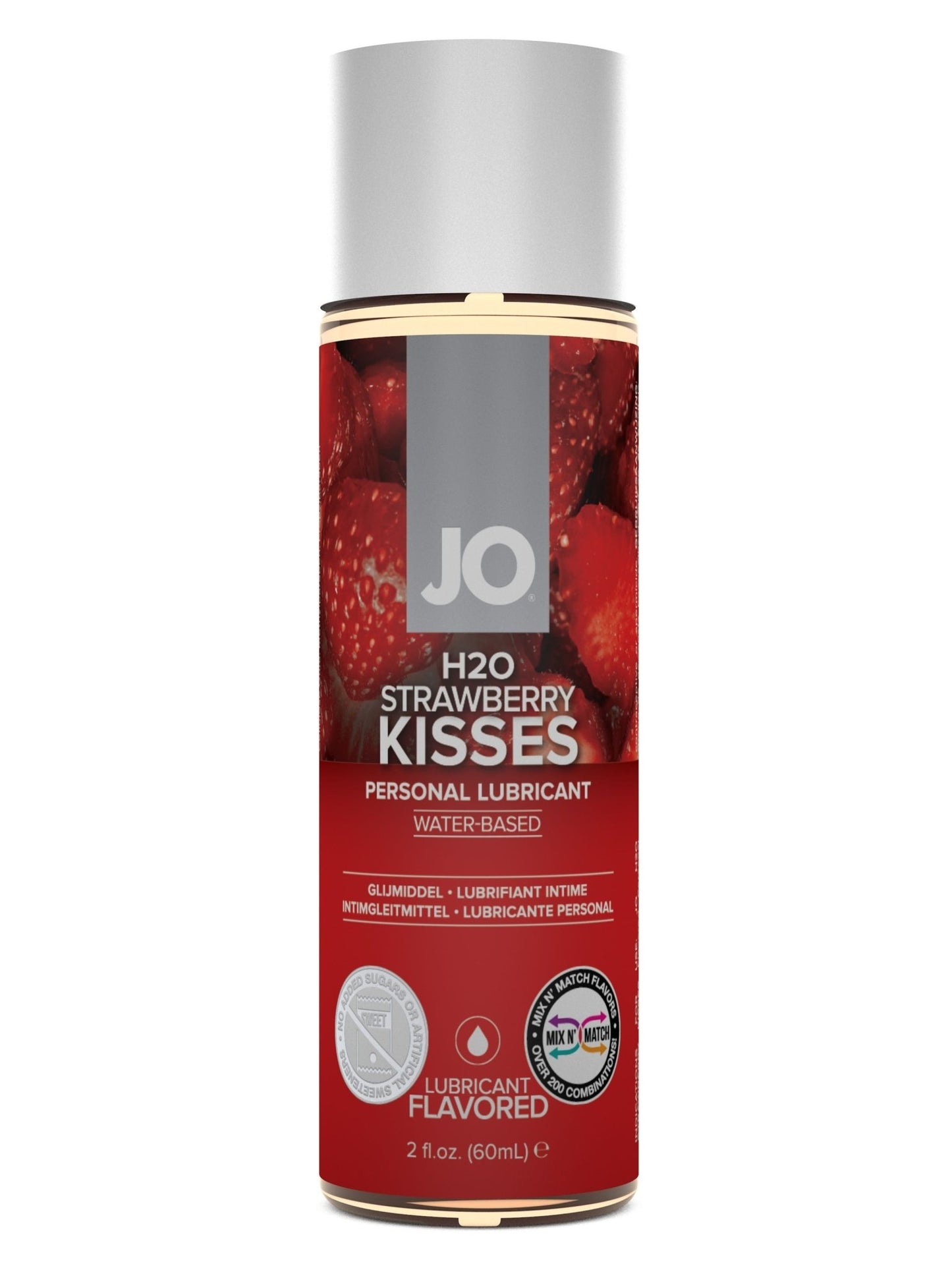 JO H20 Strawberry Kiss 2oz - Lubes - The Rabbit Hole Life