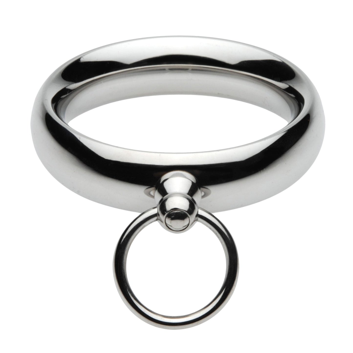 Lead Me Stainless Steel Cock Ring- 1.95 Inch - steel-cockrings - The Rabbit Hole Life