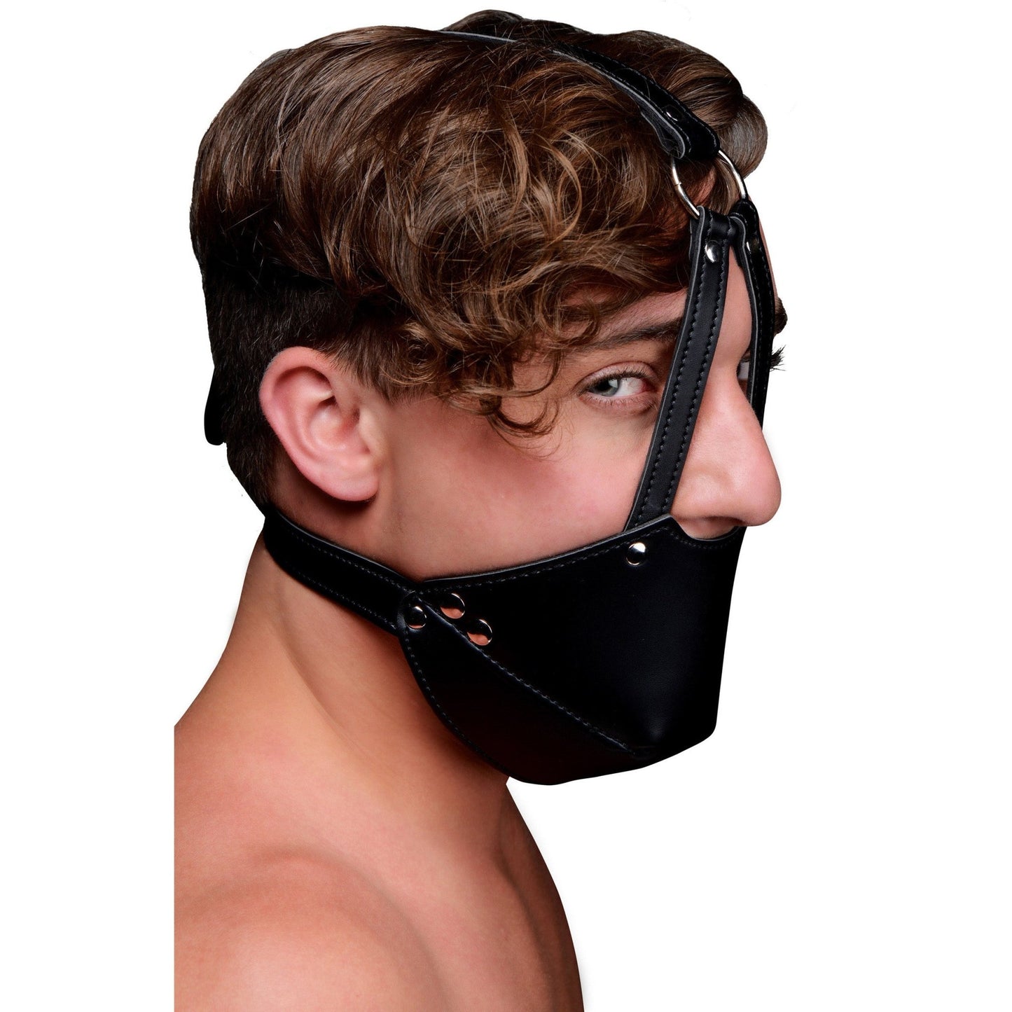 Mouth Harness with Ball Gag - strict-bondage - The Rabbit Hole Life