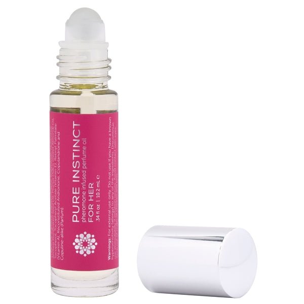 PURE INSTINCT Pheromone Perfume Oil Roll-On For Her .34oz | 10mL - Lubes - The Rabbit Hole Life