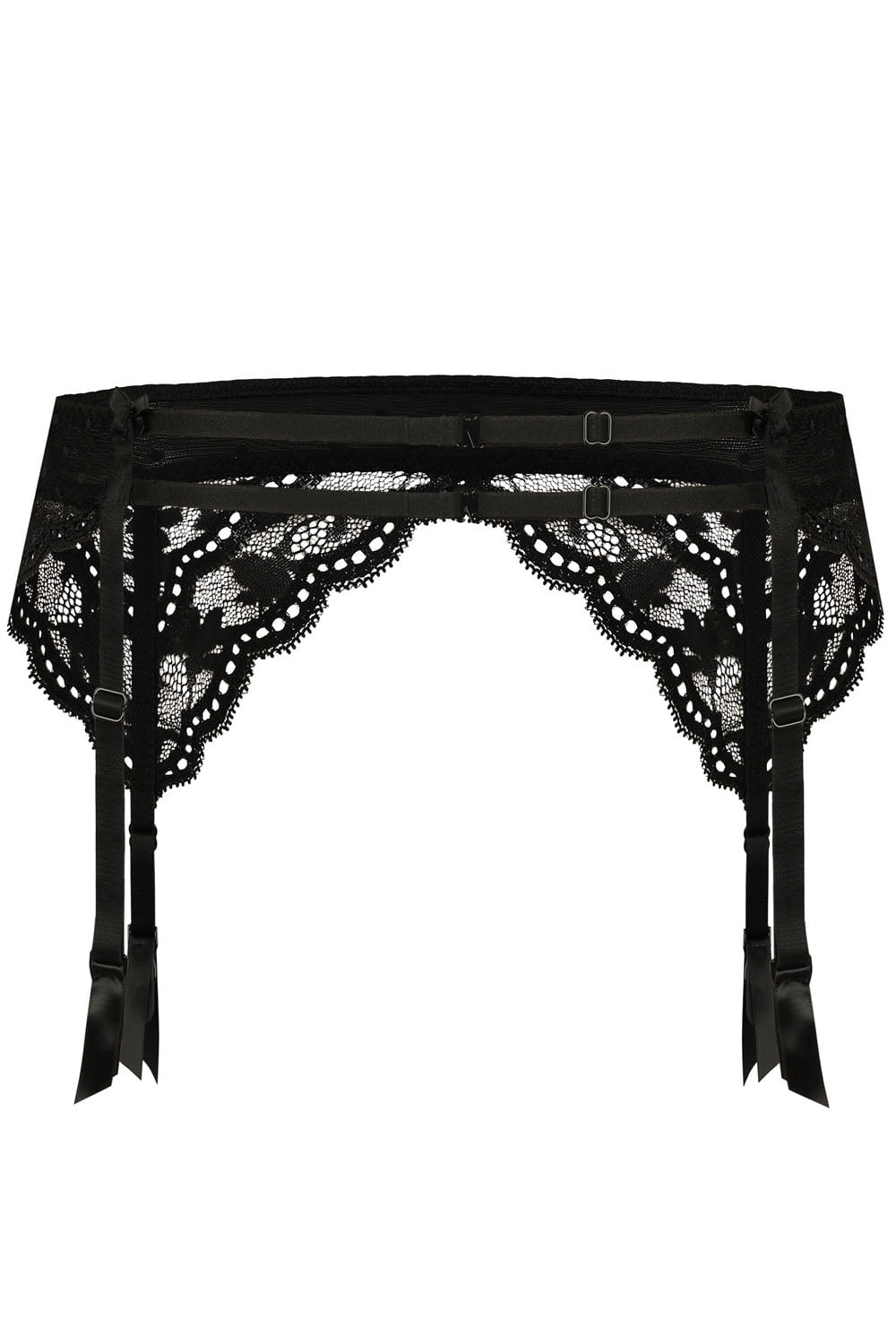 Roza Lagerta Suspender Belt Black - The Rabbit Hole Life