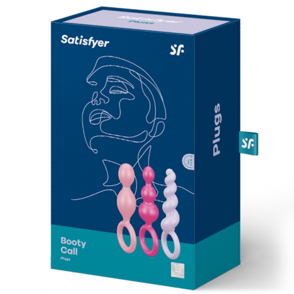 Satisfyer Booty Call (set of 3) (Colored) - pink, purple, red - Other - The Rabbit Hole Life