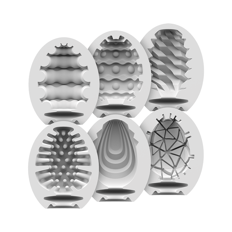 Satisfyer Masturbator Egg 6er Set (Assorted) Assorted - For Him - The Rabbit Hole Life