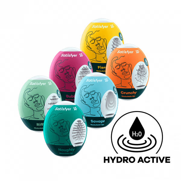 Satisfyer Masturbator Egg 6er Set (Assorted) Assorted - For Him - The Rabbit Hole Life