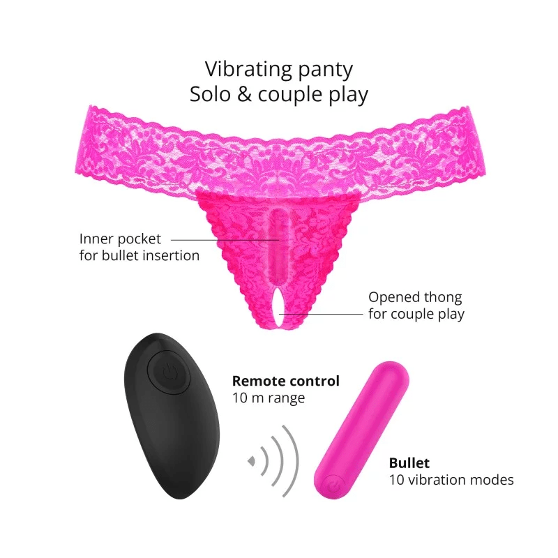SECRET PANTY 2 - NEON PINK - Vibrators - The Rabbit Hole Life