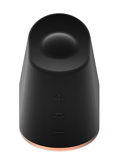 Shots Toys Elegance Dazzling Rotating & Vibrating Clitoral Stimulator Black - Vibrators - The Rabbit Hole Life