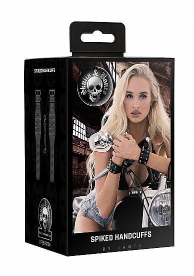Shots Toys Skulls & Bones Handcuffs w Spikes - BDSM - The Rabbit Hole Life