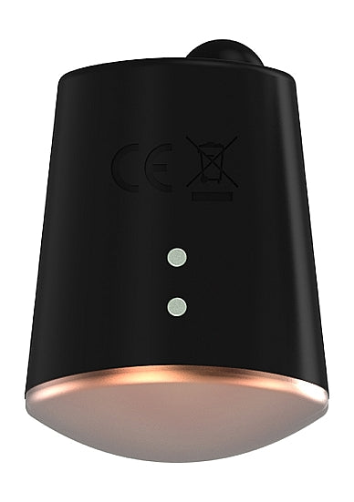 Shots Toys Elegance Dazzling Rotating & Vibrating Clitoral Stimulator Black - Vibrators - The Rabbit Hole Life