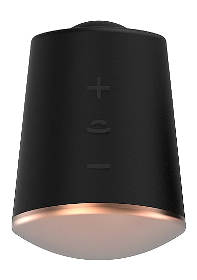 Shots Toys Elegance Dazzling Rotating & Vibrating Clitoral Stimulator Black - Vibrators - The Rabbit Hole Life