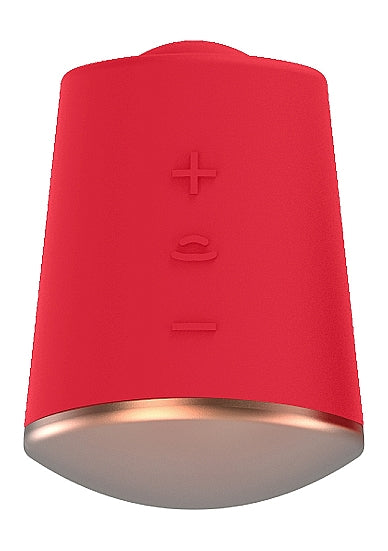 Shots Toys Elegance Dazzling Rotating & Vibrating Clitoral Stimulator Red - Vibrators - The Rabbit Hole Life
