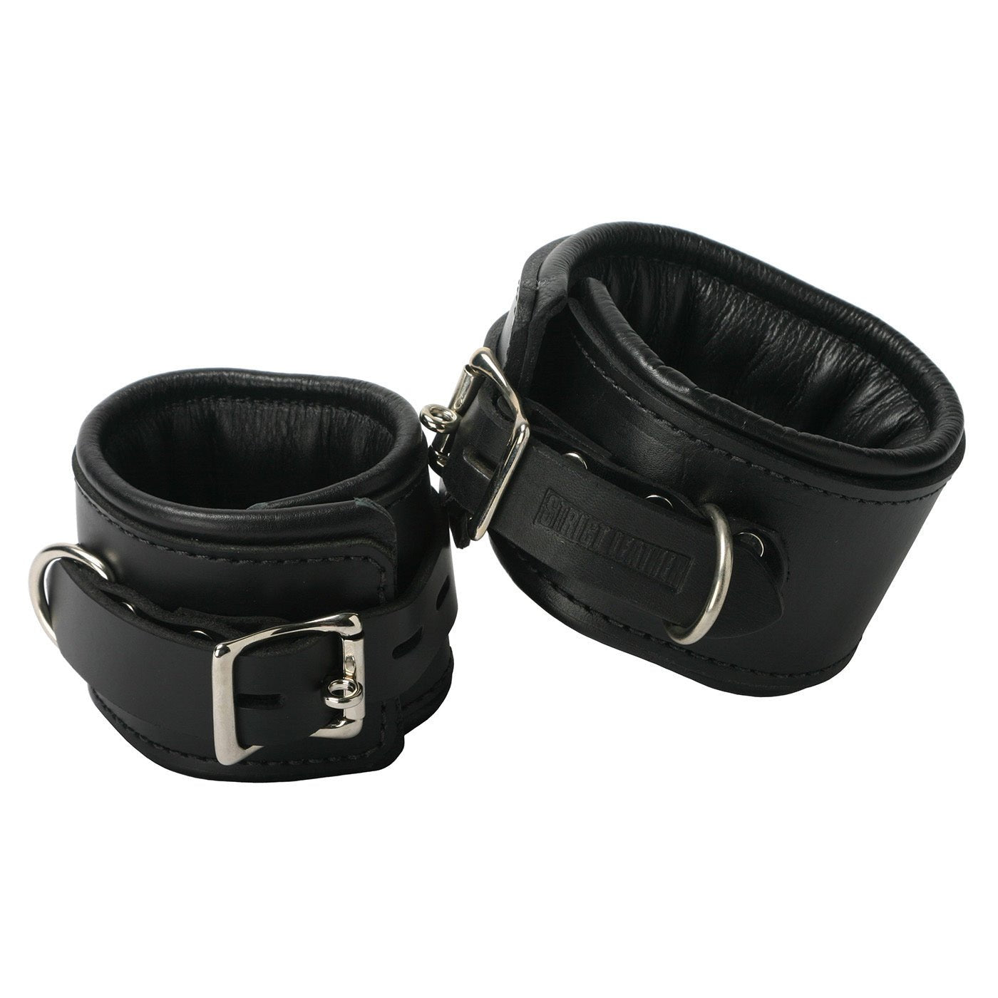 Strict Leather Padded Premium Locking Wrist Restraints - LeatherR - The Rabbit Hole Life