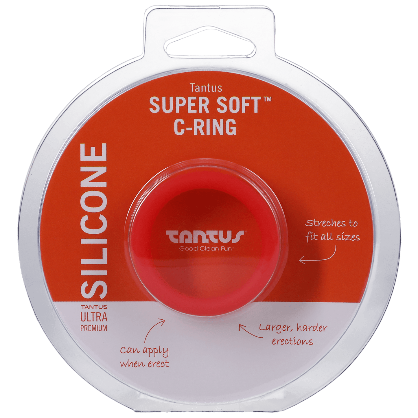 Super Soft Cock Ring Red - For Him - The Rabbit Hole Life