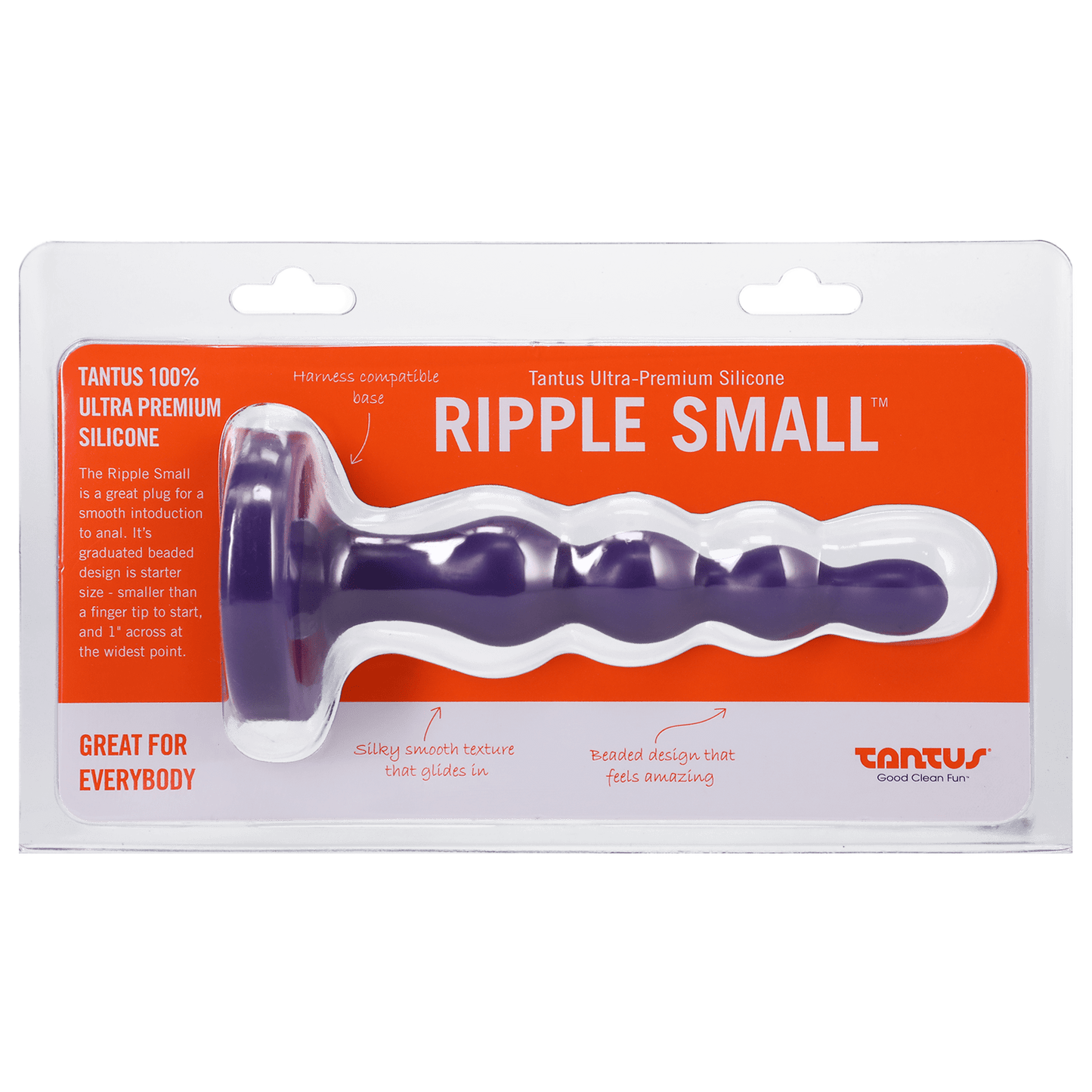 Tantus Ripple Small Amethyst Firm - Anals Toys - The Rabbit Hole Life