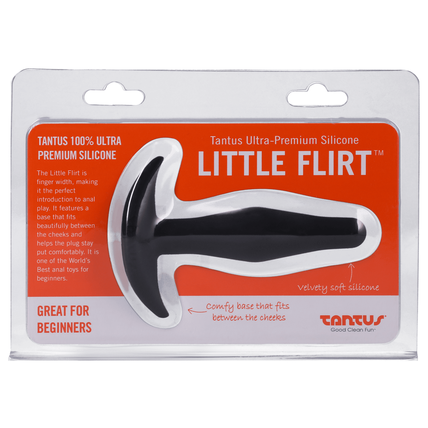 Tantus Silicone Little Flirt Butt Plug Black - Anal Toys - The Rabbit Hole Life