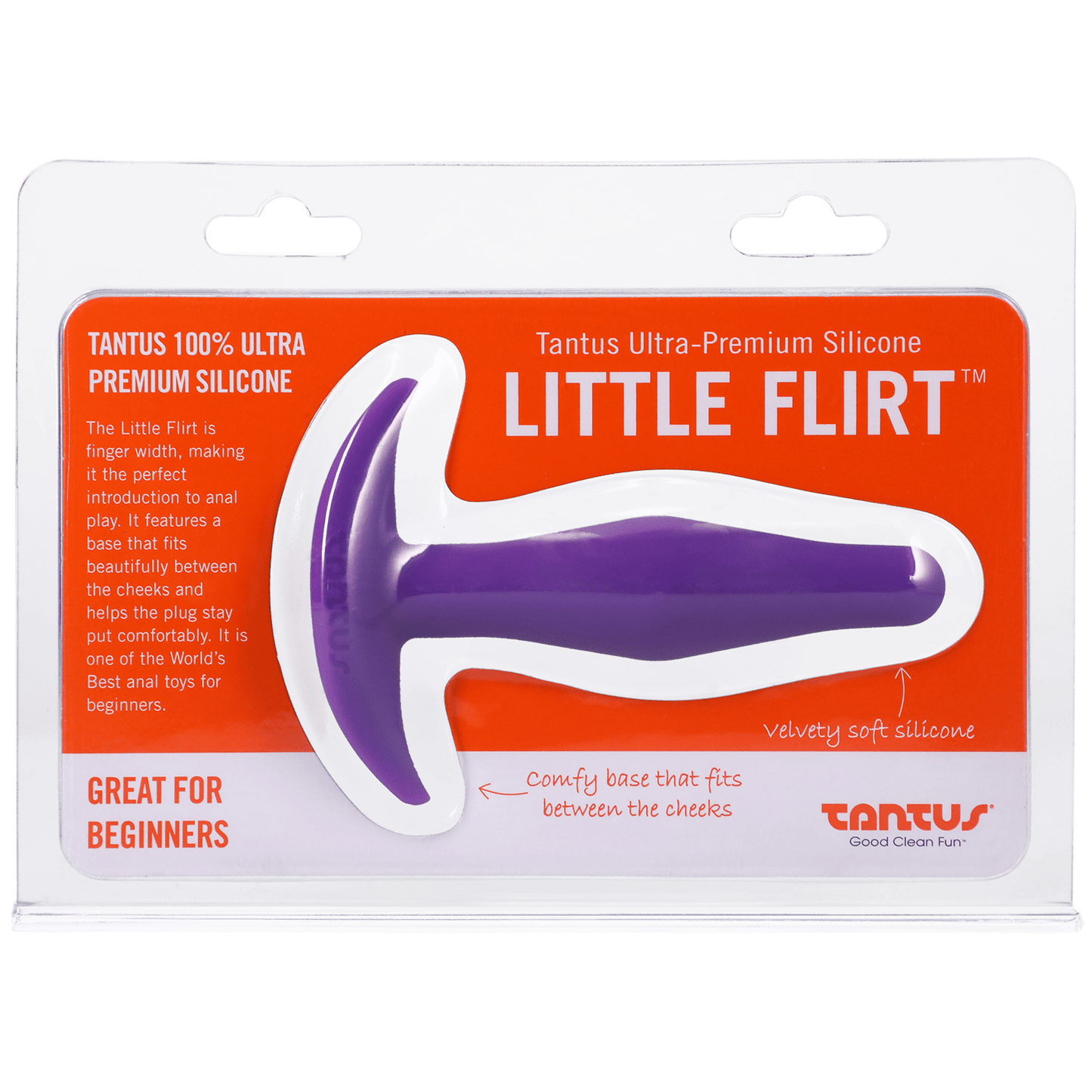 Tantus Silicone Little Flirt Butt Plug Purple Haze - Anal Toys - The Rabbit Hole Life