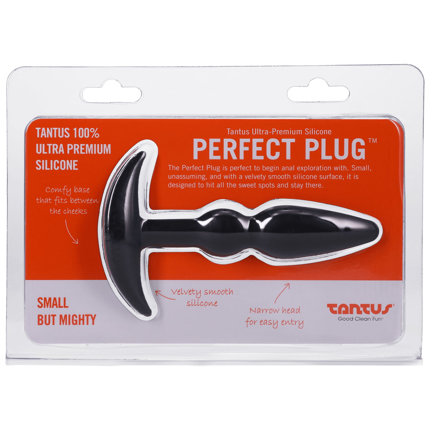 Tantus Silicone Perfect Butt Plug Black - Anals Toys - The Rabbit Hole Life