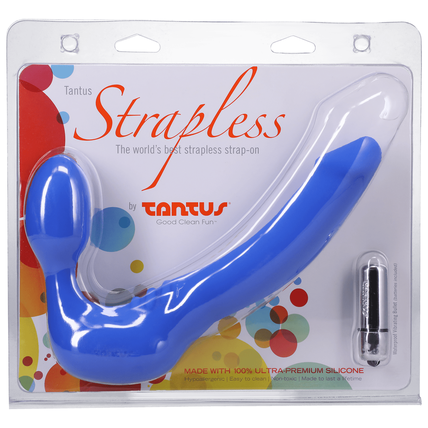 Tantus Strapless Slim Azure Medium - Anal Toys - The Rabbit Hole Life