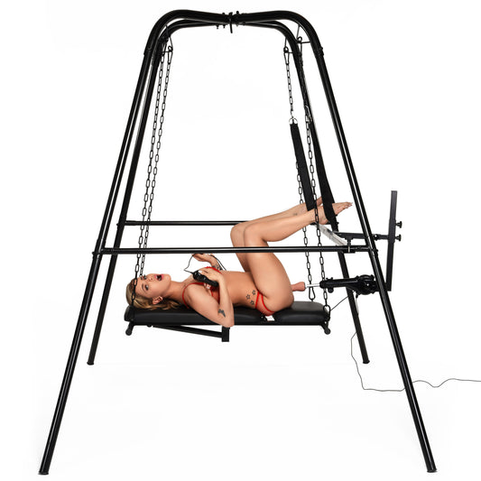 Throne Delux Adjustable Sling with Sex Machine