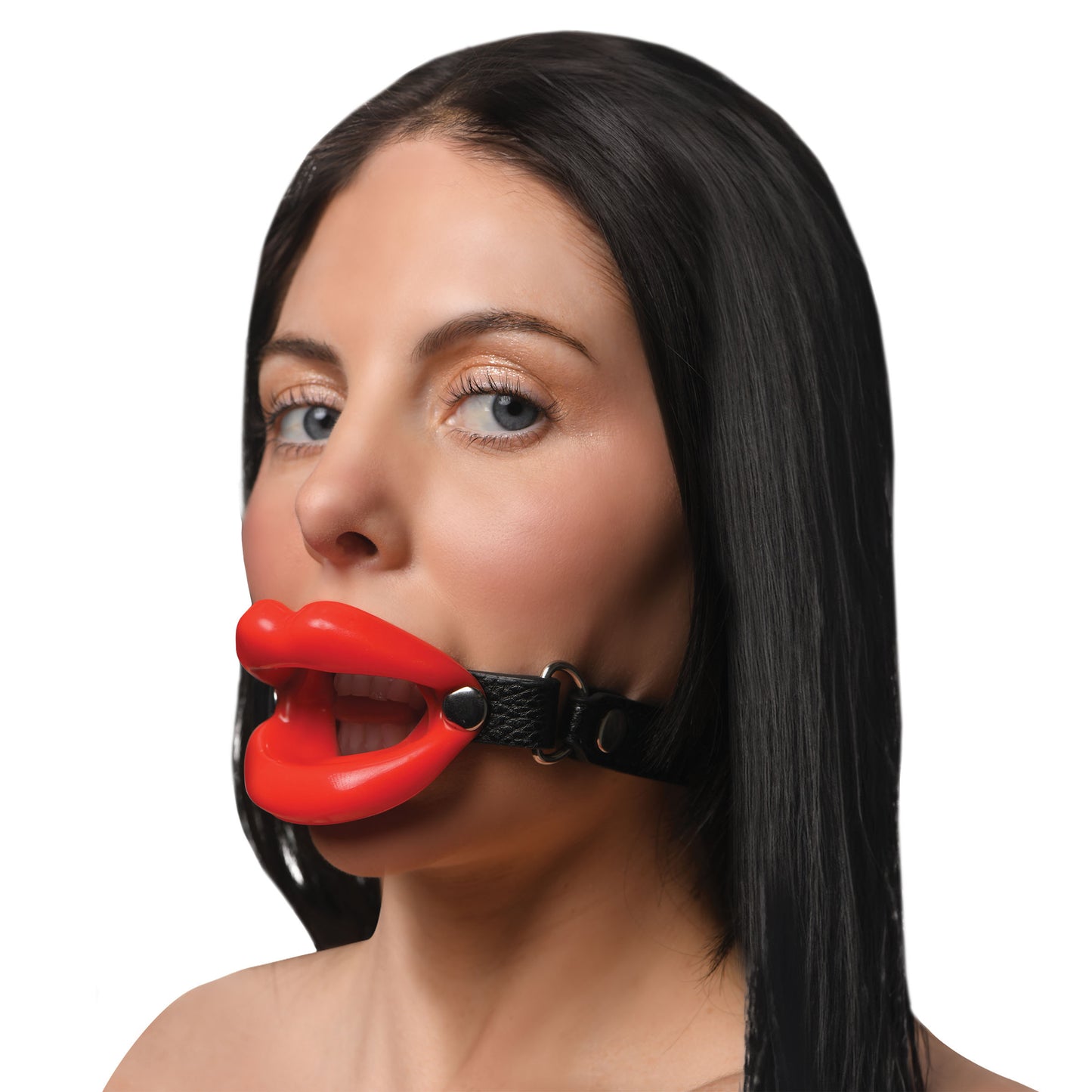 Juicy Lips Silicone Open Mouth Gag -