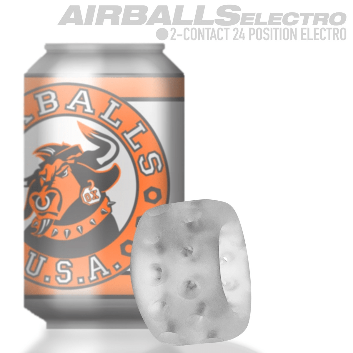 AIRBALLS, air-lite ballstretcher, CLEAR ICE - For Him - The Rabbit Hole Life