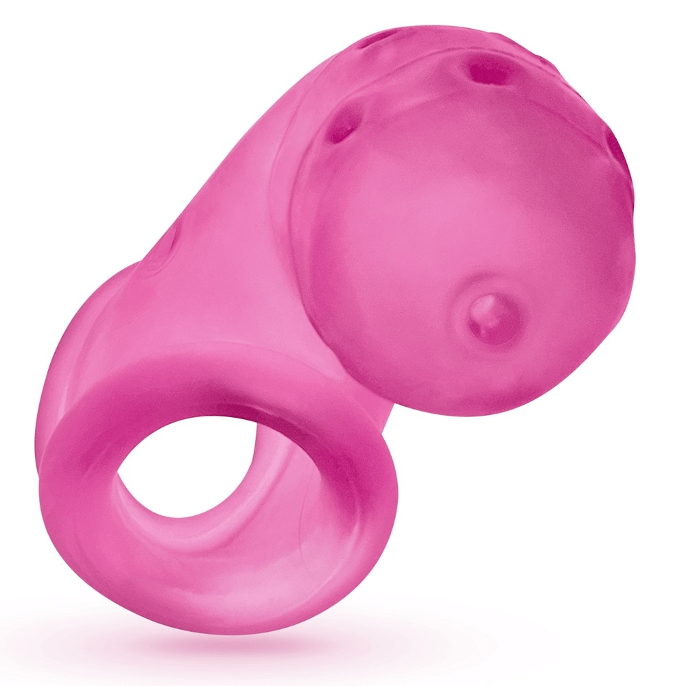 AIRLOCK, air-lite vented chastity, PINK ICE - For Him - The Rabbit Hole Life