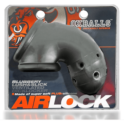 AIRLOCK, air-lite vented chastity, STEEL - For Him - The Rabbit Hole Life