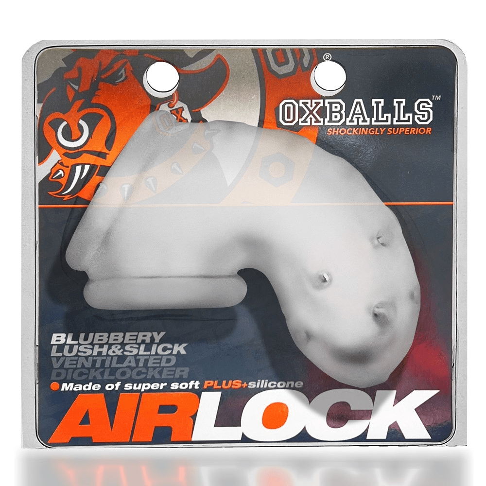 AIRLOCK, sling chastity, CLEAR ICE - For Him - The Rabbit Hole Life