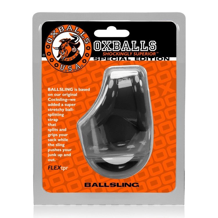 BALLSLING, ball-split-sling - BLACK - For Him - The Rabbit Hole Life