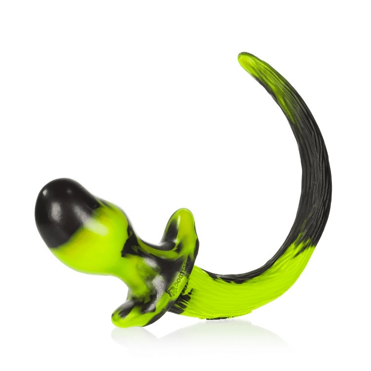 BEAGLE, puppy tail buttplug, ACID SWIRL, Medium - Anal Toys - The Rabbit Hole Life