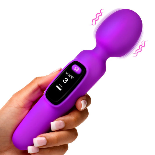 Digital Silicone Wand with Display - massagers-small - The Rabbit Hole Life