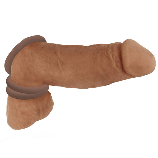 Discreet Silicone Cock Ring Set - Dark - cockrings - The Rabbit Hole Life