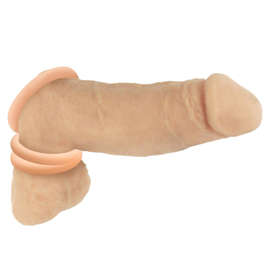 Discreet Silicone Cock Ring Set - Light - cockrings - The Rabbit Hole Life