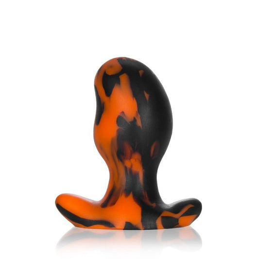 ERGO, buttplug - BLACK ORANGE SWIRL - LARGE - Anal Toys - The Rabbit Hole Life