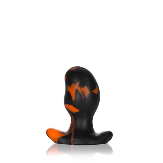 ERGO, buttplug - BLACK ORANGE SWIRL - SMALL - Anal Toys - The Rabbit Hole Life