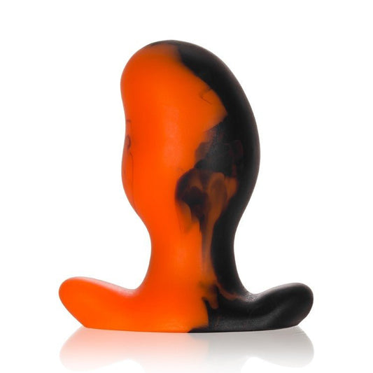 ERGO, buttplug - BLACK ORANGE SWIRL - X-LARGE - Anal Toys - The Rabbit Hole Life