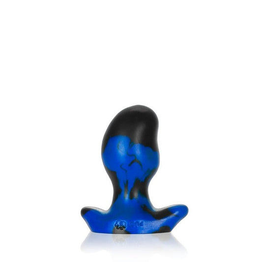 ERGO, buttplug - BLACK POLICE BLUE SWIRL - SMALL - Anal Toys - The Rabbit Hole Life