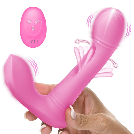 G-Flick G-Spot Flicking Silicone Vibrator with Remote - vibesextoys - The Rabbit Hole Life