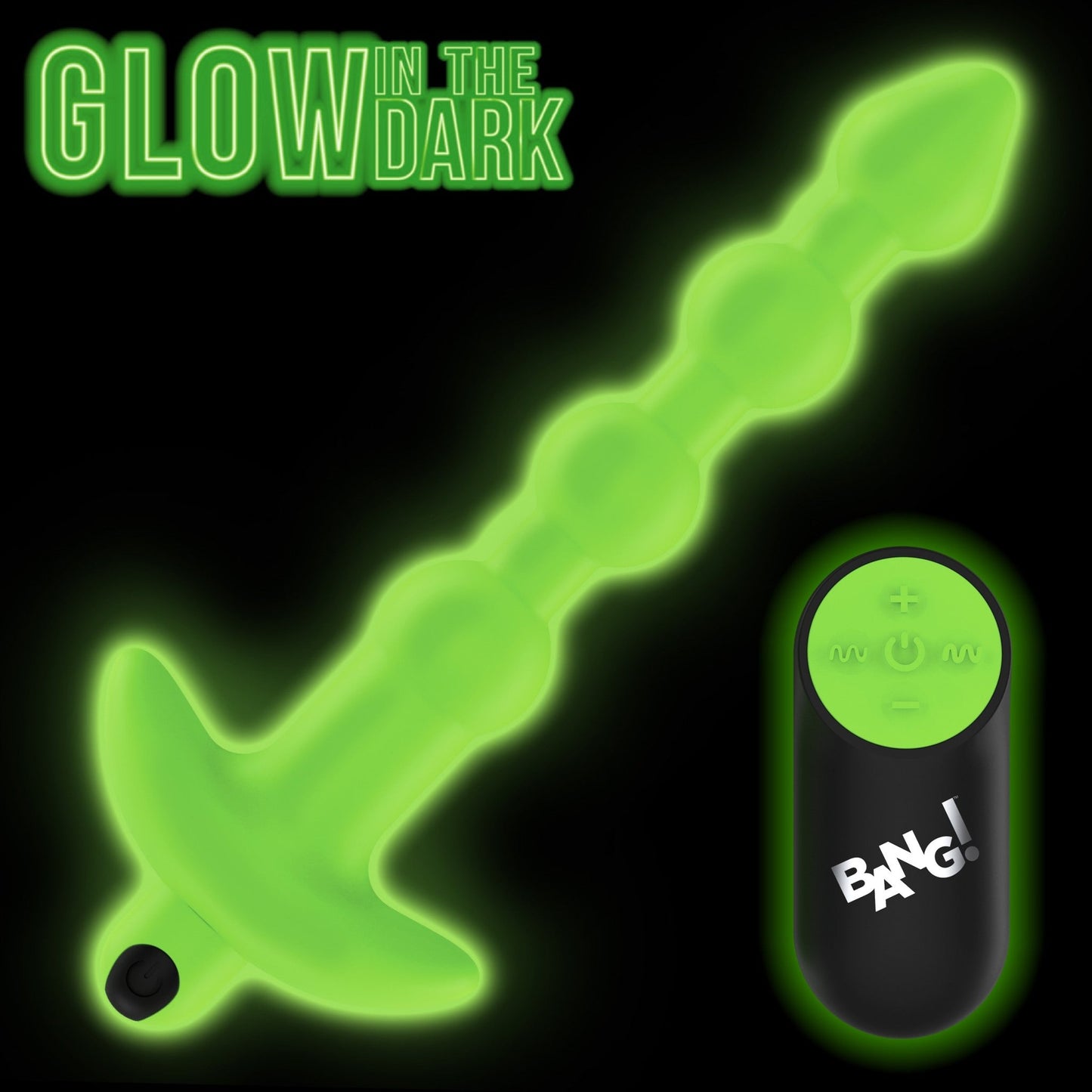 Glow-in-the-Dark Silicone Anal Beads - anal-beads - The Rabbit Hole Life