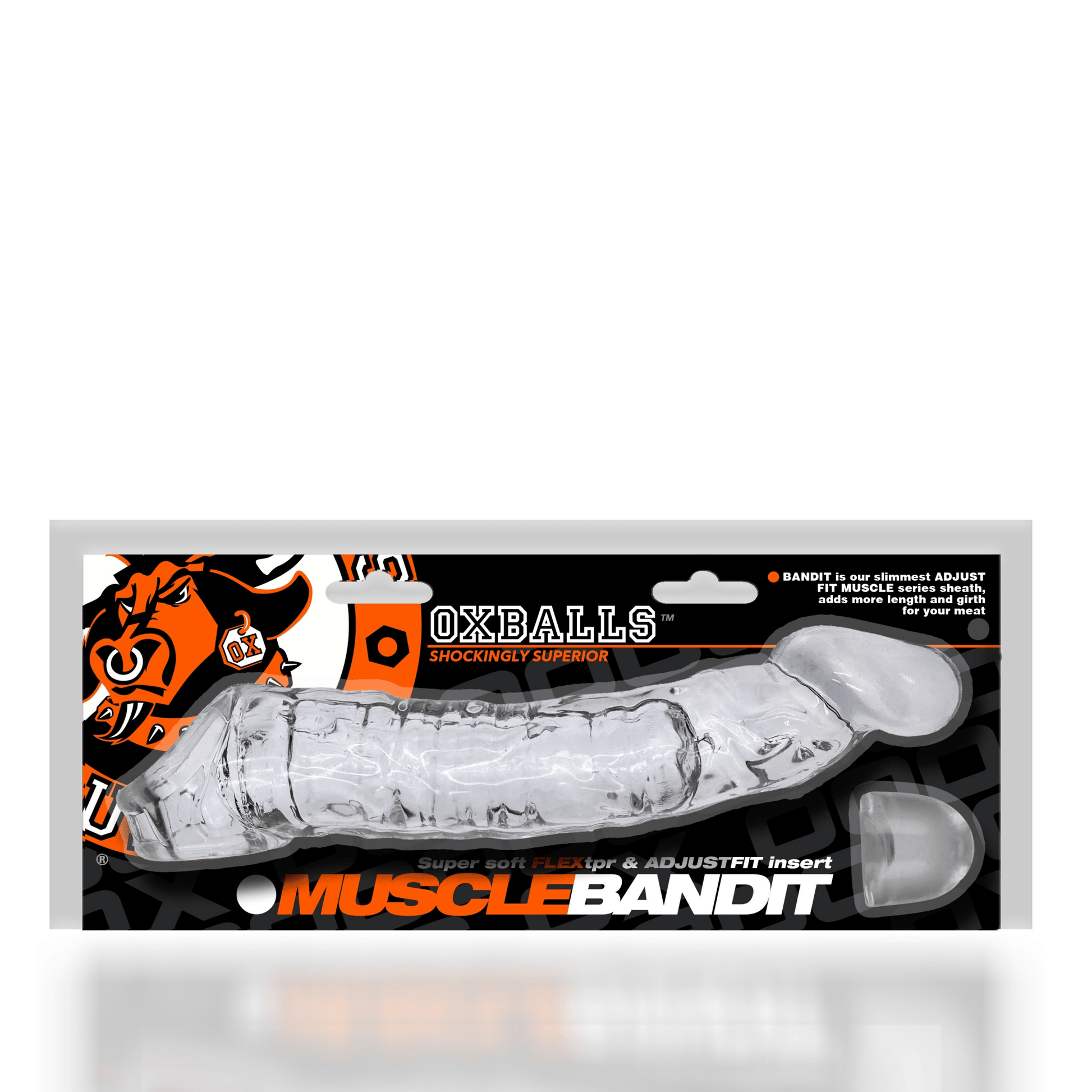 MUSCLE BANDIT, slimmest Muscle cocksheath, CLEAR - For Him - The Rabbit Hole Life