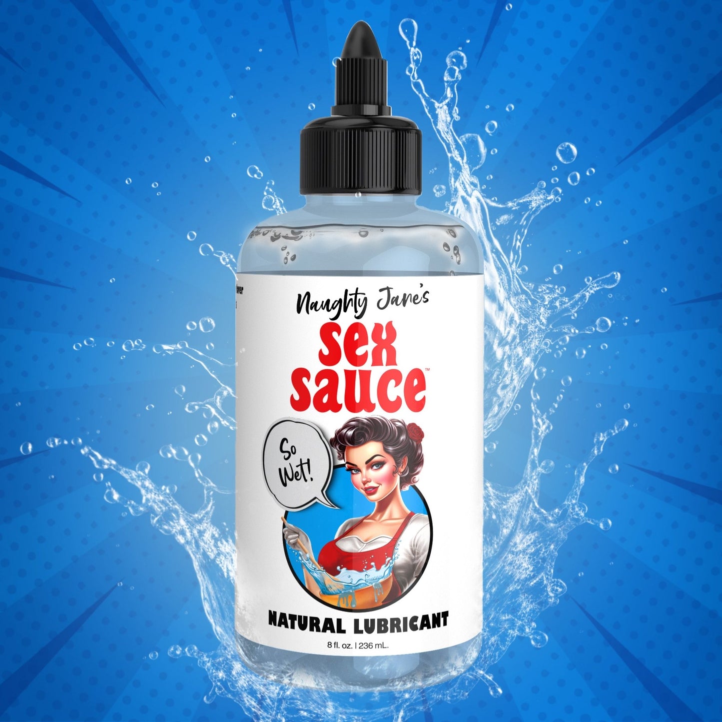 Naughty Jane's Sex Sauce Natural Lubricant - 16oz - lubes - The Rabbit Hole Life