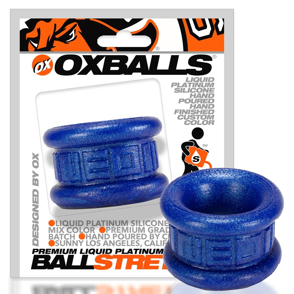 NEO SHORT, ballstretcher - BLUEBALLS METALLIC - For Him - The Rabbit Hole Life