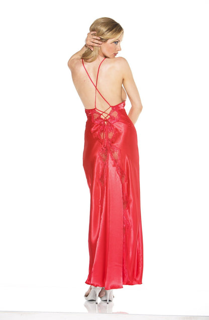 Shirley of Hollywood 20300 Red Long Gown - The Rabbit Hole Life